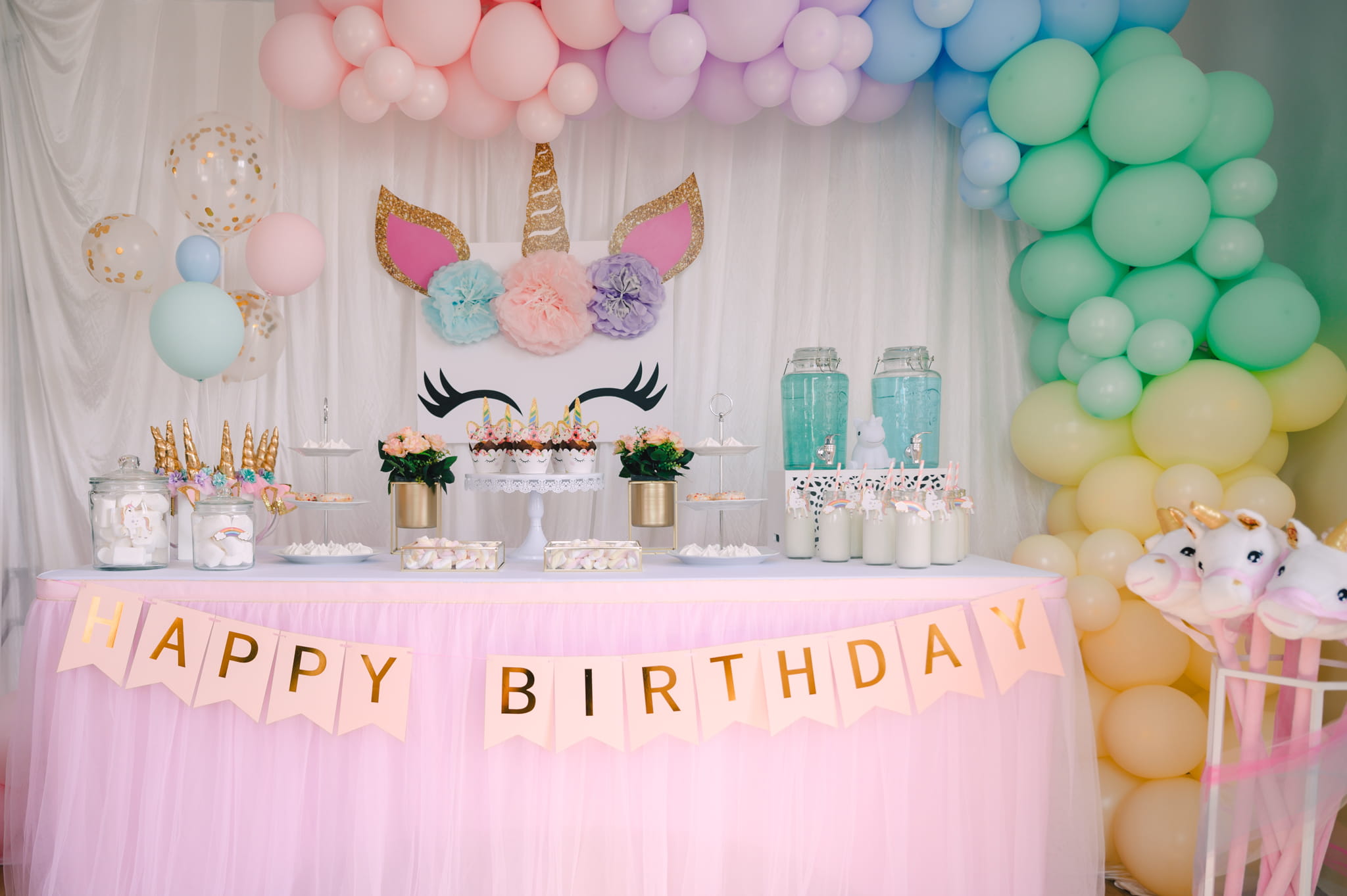 Décoration anniversaire – Licorne